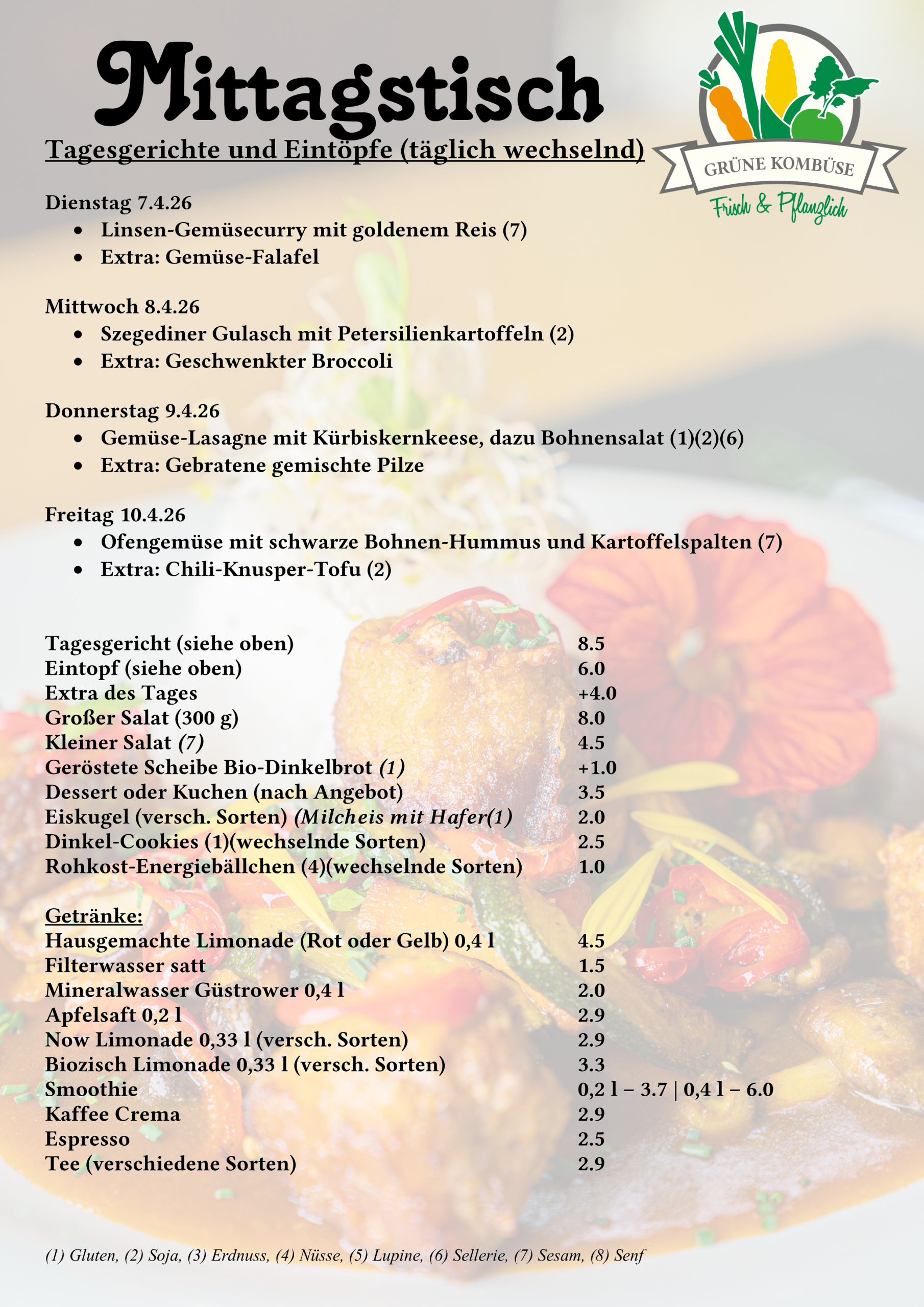 Mittagstischkarte 26 12