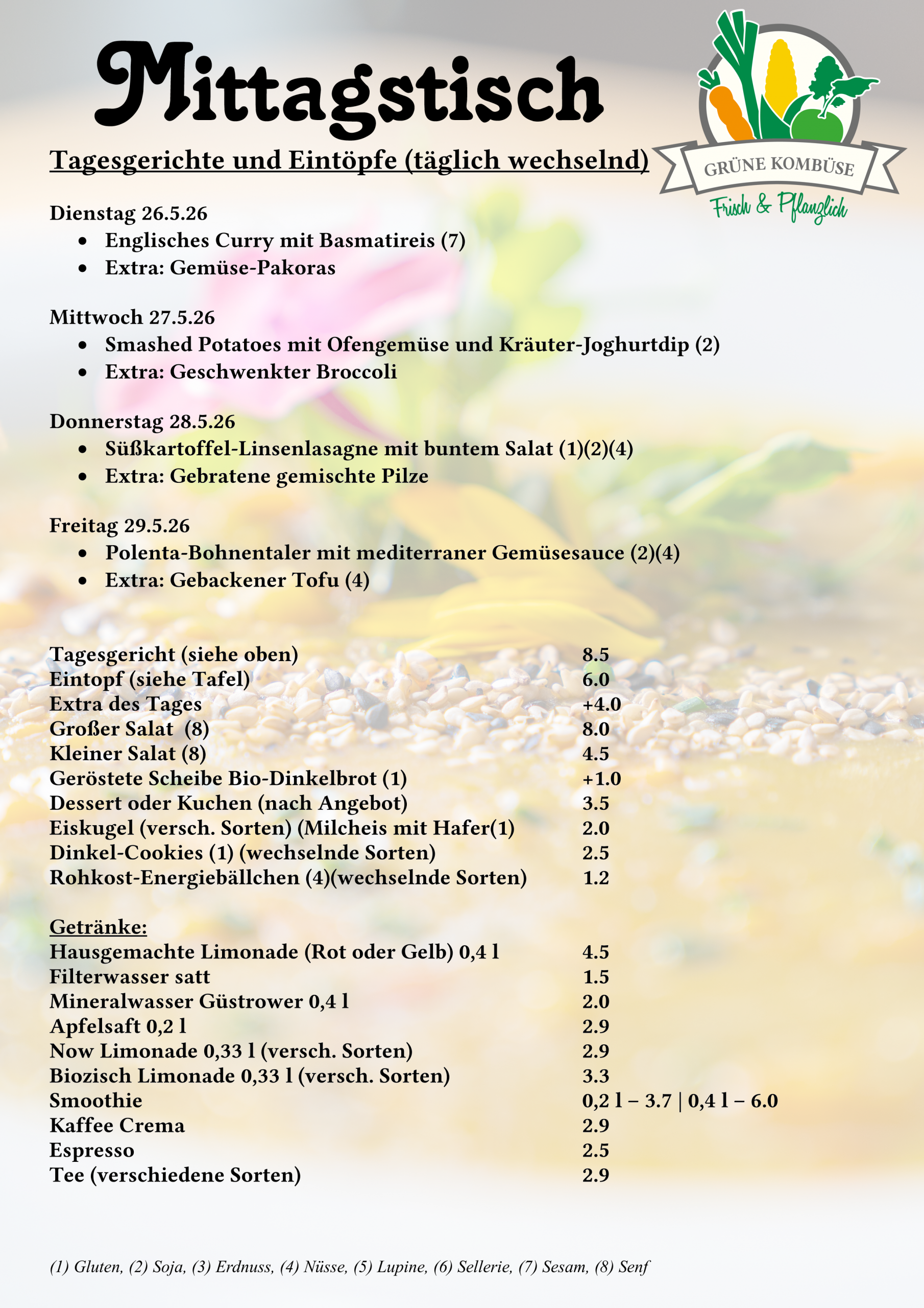 Mittagstischkarte 26 19